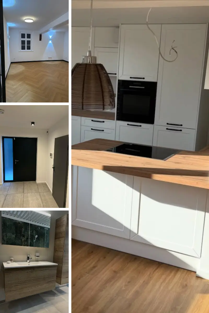 Moderne Komplettsanierung mit Küche, Badezimmer und hochwertigem Innenausbau
